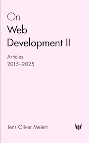 The cover of “On Web Development II.”