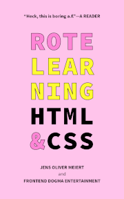 Cover: Rote Learning HTML & CSS.