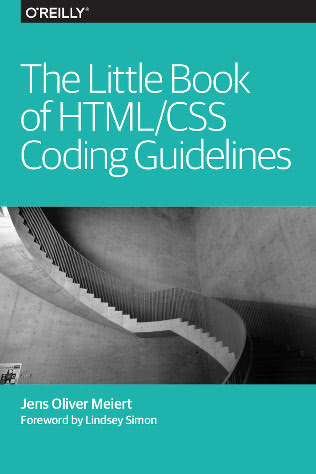 Cover: The Little Book of HTML/CSS Coding Guidelines.