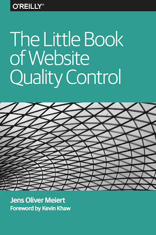 Cover: The Little Book of Website Quality Control.