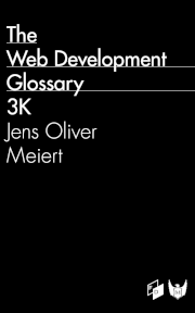 The cover of “The Web Development Glossary 3K.”