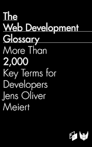 The cover of “The Web Development Glossary.”