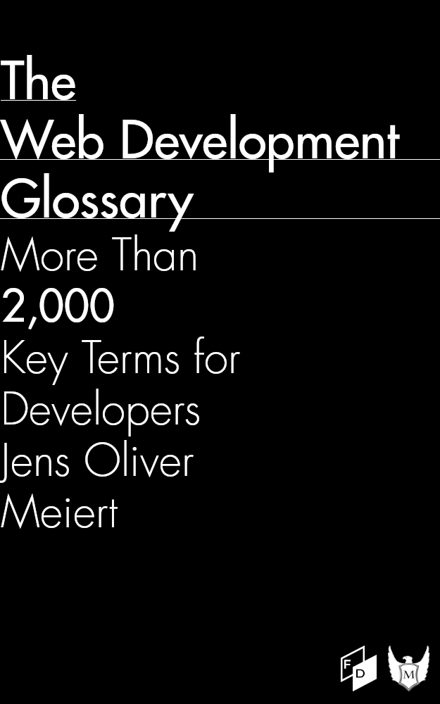 Cover: The Web Development Glossary.