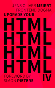 The cover of “Upgrade Your HTML IV.”