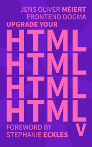The cover of “Upgrade Your HTML V.”