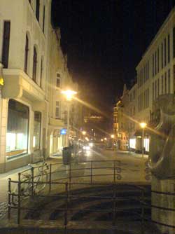 Midtown of Flensburg.
