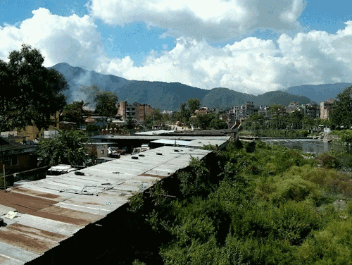 Animated Traffic: Kathmandu, Nepal.