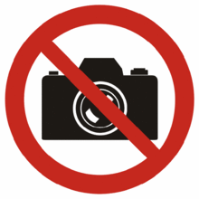 No photography.