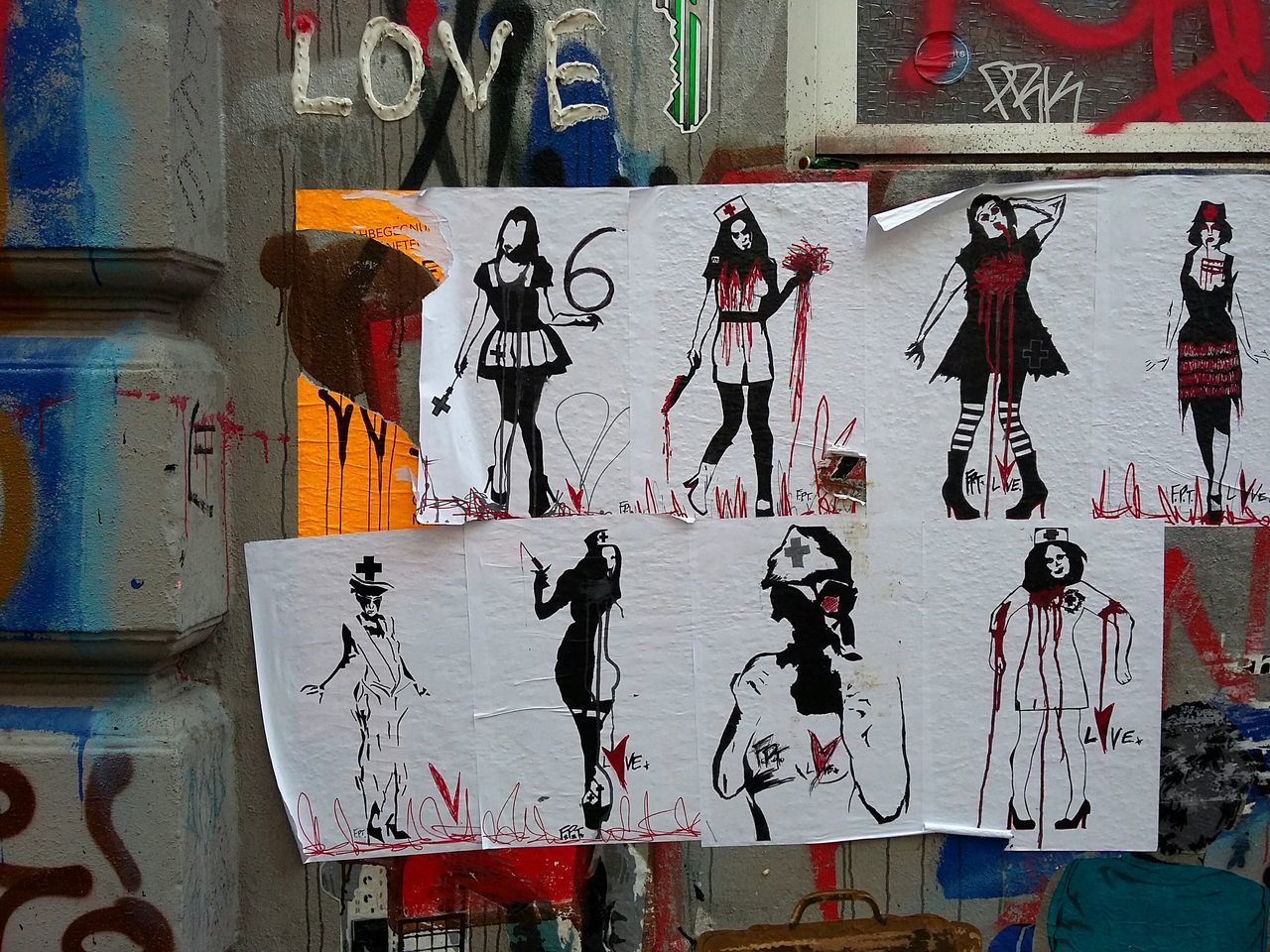 Hamburg streetart. · germany 040 hamburgmeineperle street art streetart/graffiti art? Colors close Wall on a wall urban landscape urban design Urban exploration streetphotography