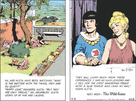 Val and Aleta have been watching.