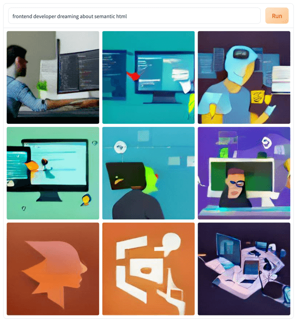 A frontend developer dreaming about semantic HTML.